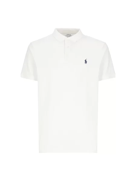 Koszulka polo o kroju regular fit z mieszanki bawełny Polo Ralph Lauren biała