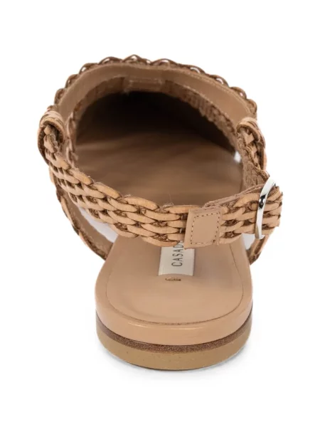 Pantofi cu toc Casadei fără toc maro