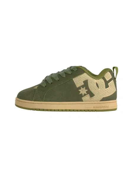DC Shoes Nízke tenisky COURT krémová / olivová