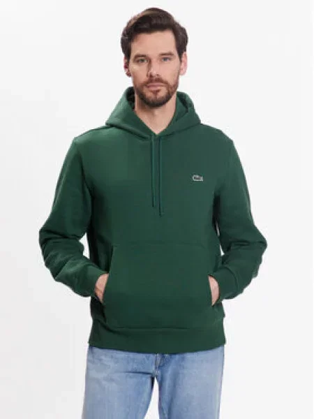 Lacoste Mikina Rozepínací Sweatshirt zelená