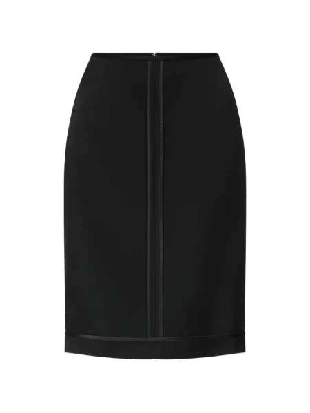 Fustă midi Loulou De Saison din satin negru
