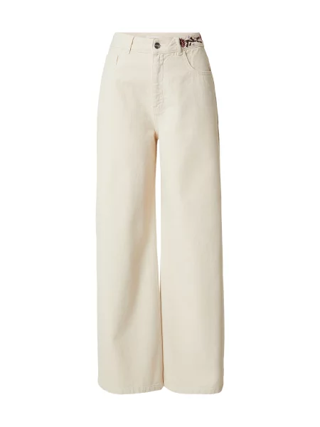 KAVAZI Jeans murdar alb