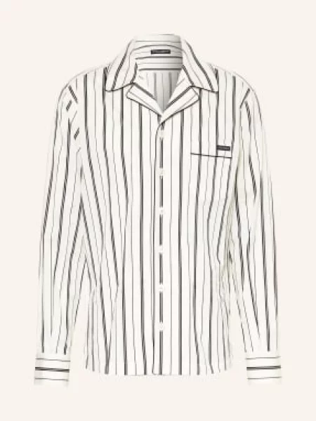 Dolce & Gabbana Košile Comfort Fit krémová černá