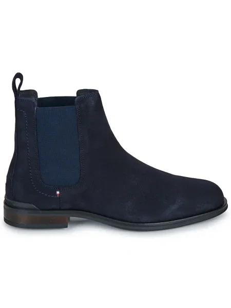 Pantofi Tommy Hilfiger din piele albastru