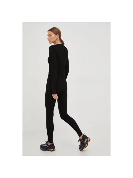 Lniany top sportowy Helly Hansen czarny