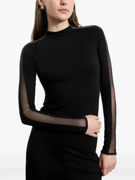 Top Marcella plasă negru