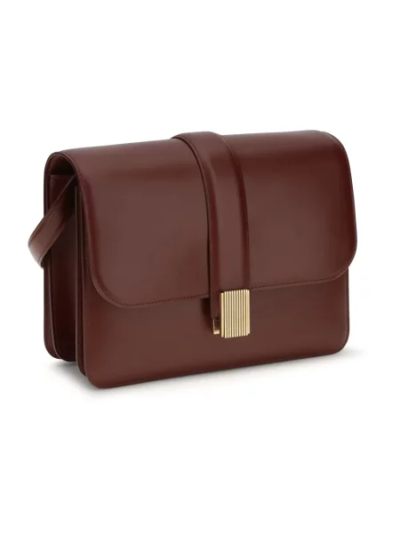 Torebka crossbody Khaite skórzana czerwona