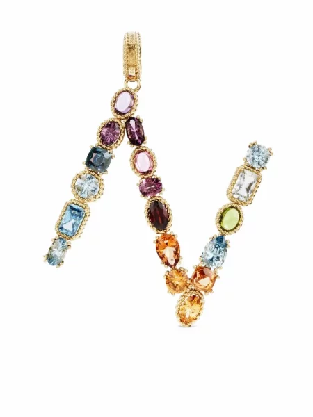 Pandantiv Dolce & Gabbana Rainbow cu strasuri galben