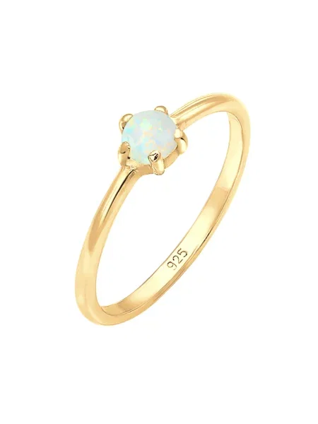 ELLI Inele opal auriu