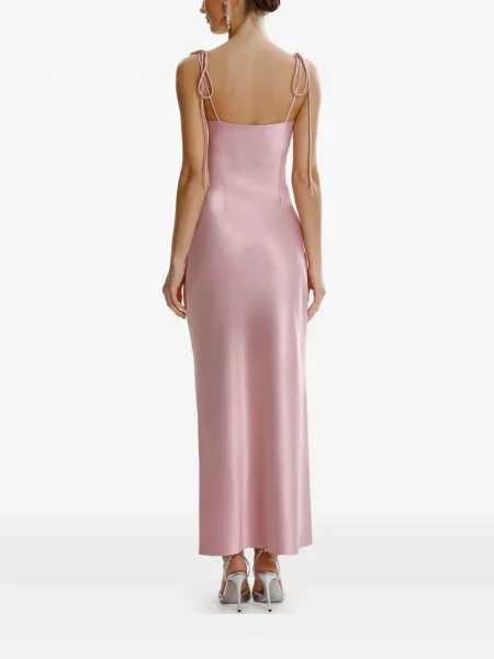 Rochie maxi Framboise de costum roz