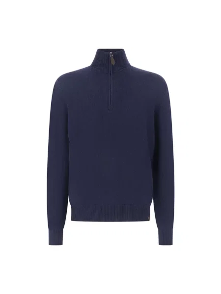 Sweter Jacob Cohen wełniany niebieski