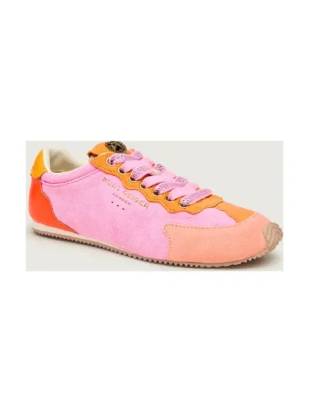 Kurt Geiger Sneakers ISLINGTON | piele întoarsă roz