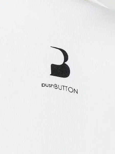 Tricou Pushbutton alb