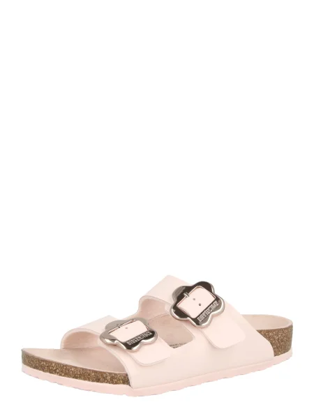 Sandali Birkenstock s cvetličnim vzorcem z zaponko bež