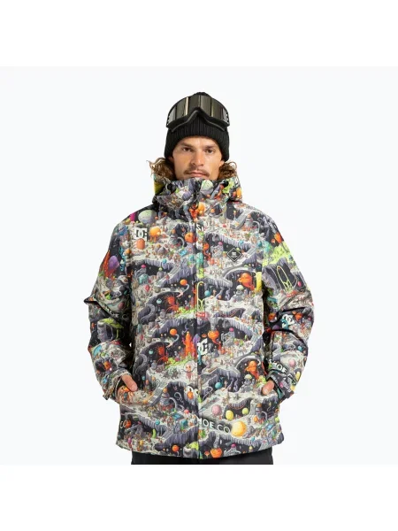 Geacă de snowboard pentru bărbați DC Basis Print outer world black negru