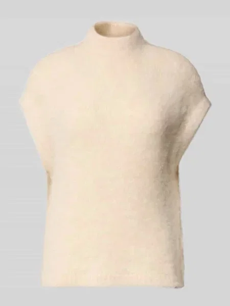 Bezrękawnik o kroju regular fit z dodatkiem moheru Smith And Soul biała