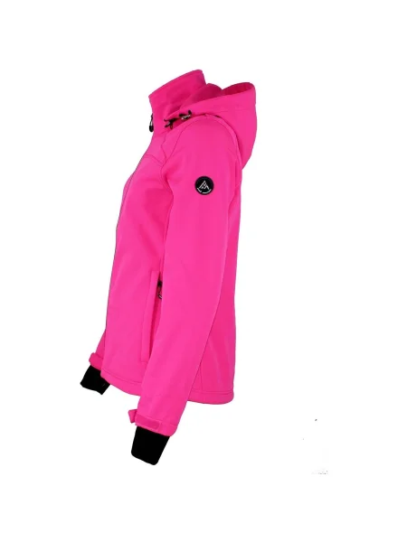 Geacă Peak Mountain softshell roz
