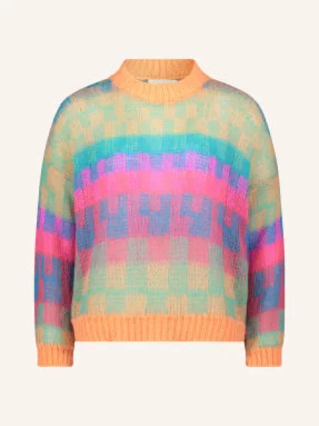 Cartoon Sweter Z Moheru pink różowy