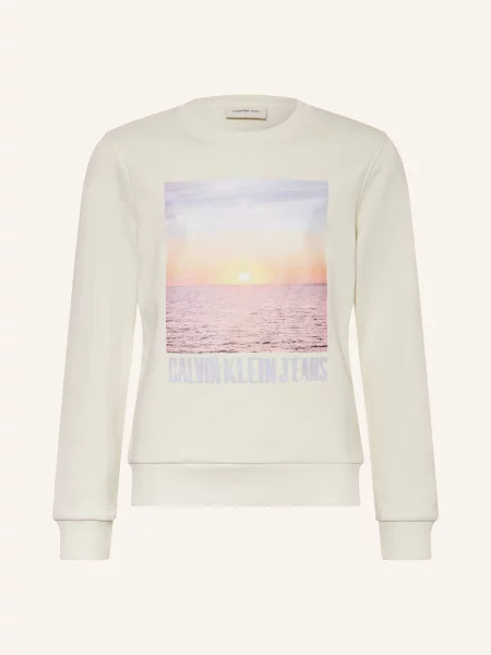 Calvin Klein Mikina krémová