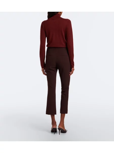 Pantaloni Veronica Beard maro