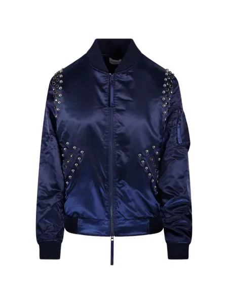 Kurtka bomber Parosh z ćwiekami niebieski