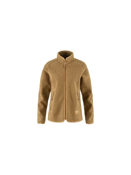 Fjällräven Vardag Pile Fleece W Kobiety Bluzy i bluzy z kapturem Fjällräven Size: XS brązowy