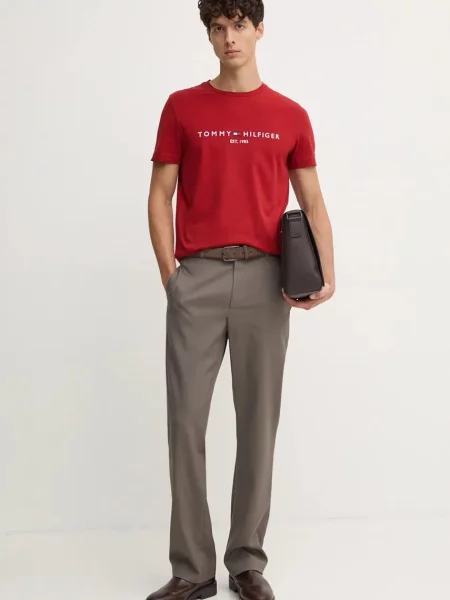 Tommy Hilfiger kratka majica rdeča