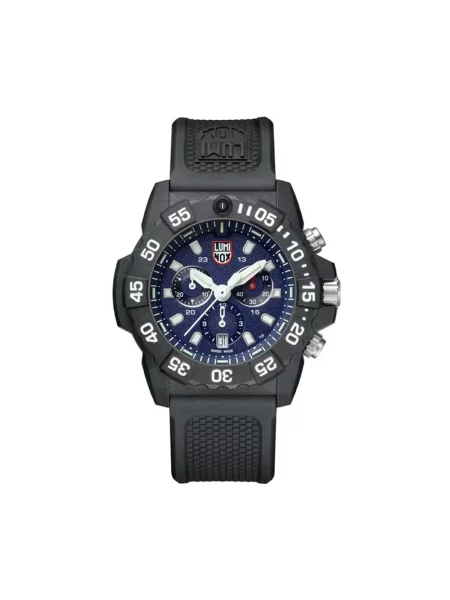 Lniany zegarek Luminox niebieski