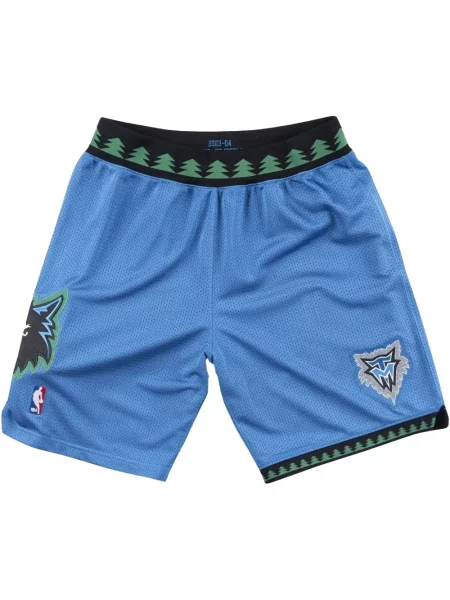 Pantaloni scurți Mitchell & Ness albastru