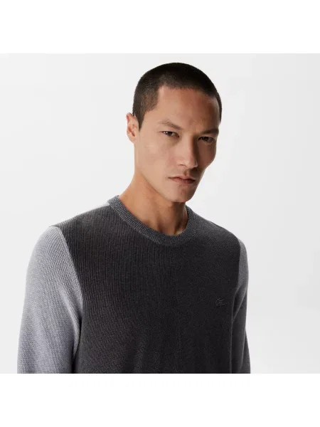 Lacoste Sweter Lacoste szary
