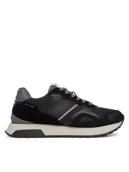 REPLAY Sneakers negru