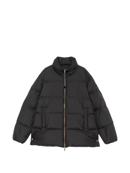 Matlasat geacă cu puf Moncler negru