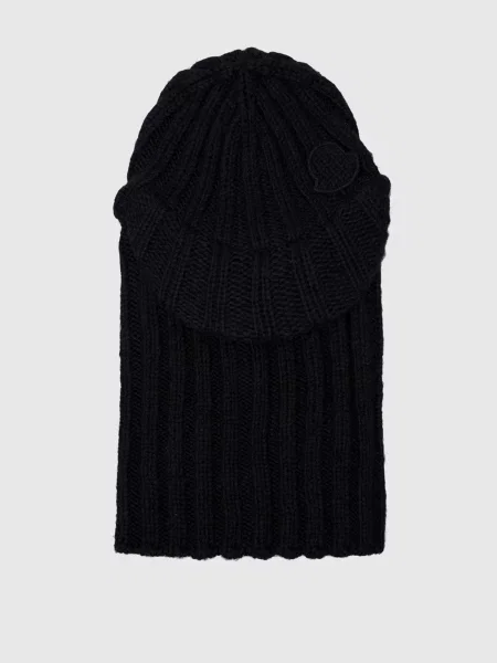 Балаклава з вовною Moncler чорна