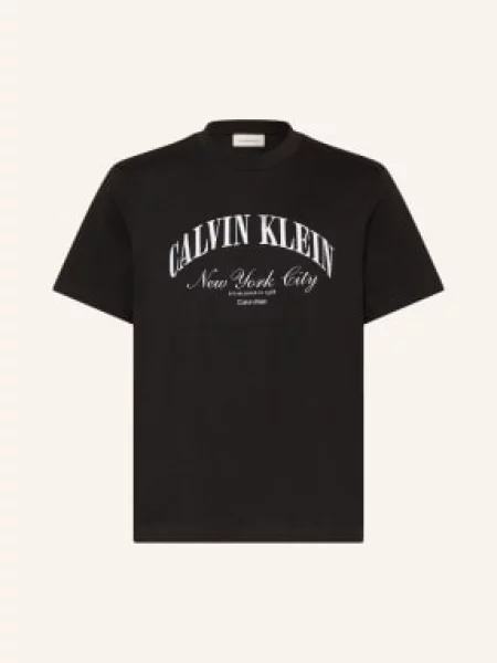 T-shirt z wyhaftowanym logo Calvin Klein Jeans czarna