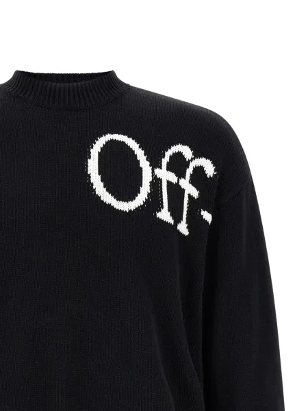Pulover Off-white cu imagine alb