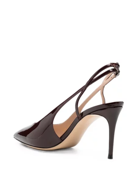 Pantofi cu toc Casadei slingback roșu