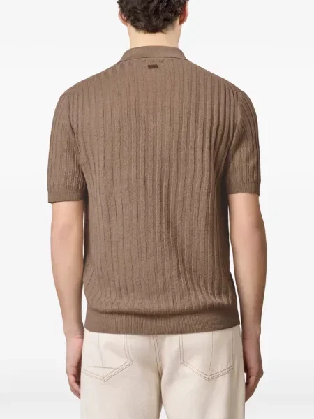Scurt tricou polo Tod's maro
