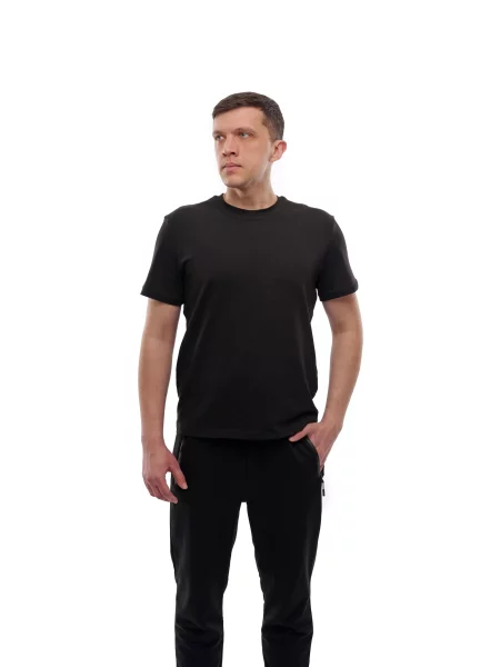 Футболка STREAM віскоза/поліестер чорний