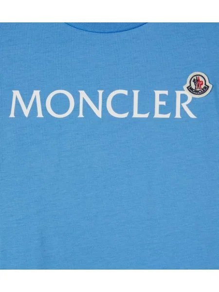 Gyerek póló Moncler Enfant kék