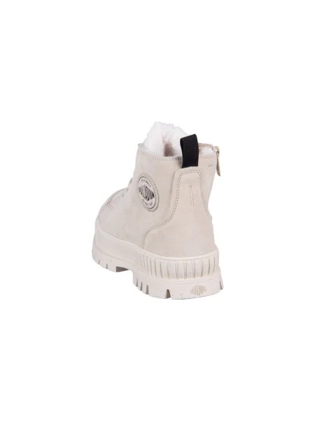 Palladium Ghete cu șireturi Pallashock deschis bej
