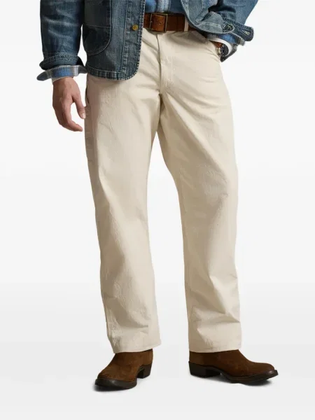 Ριγέ δερμάτινος κάλτσες Polo Ralph Lauren με κορδόνι μαύρο