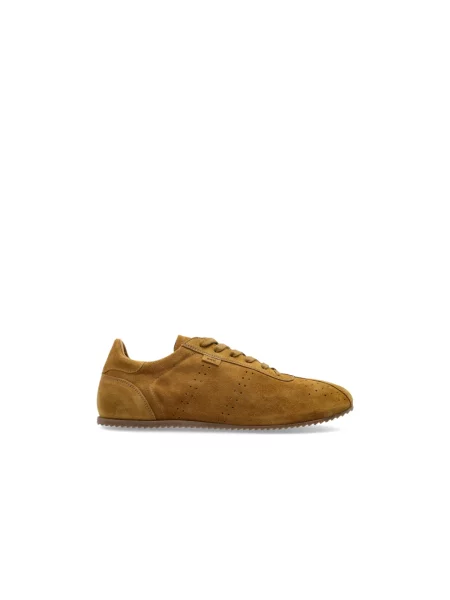 Sneakersy Ami Paris skórzane brązowe