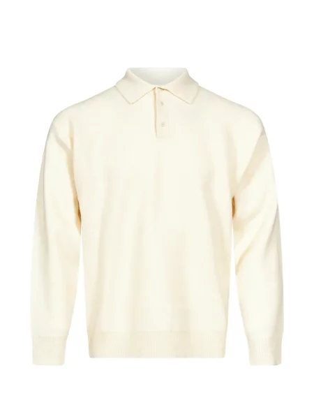 Lung tricou polo Manifatture Del Nord tricotate