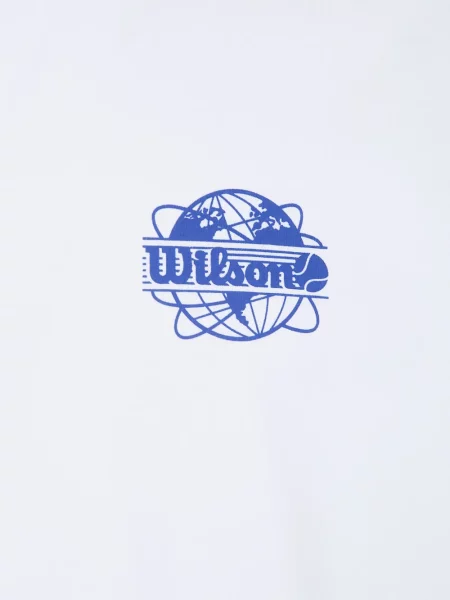 Tricou Wilson cu imagine alb