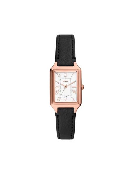 FOSSIL Ceas analogic RAQUEL auriu roz / negru alb