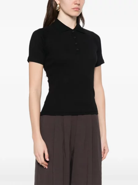 Top Samsøe Samsøe scurt negru