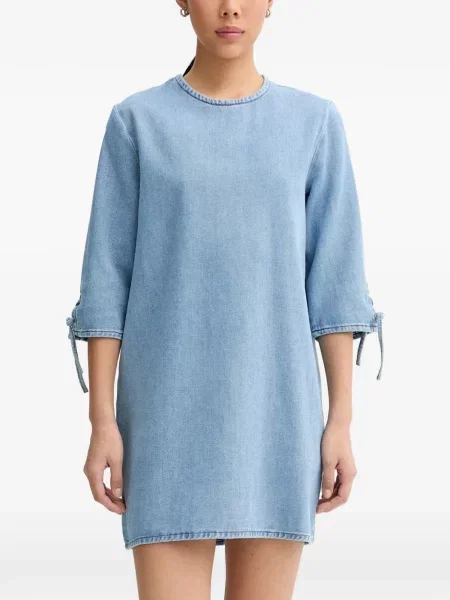 Rochie din denim Sessun albastru
