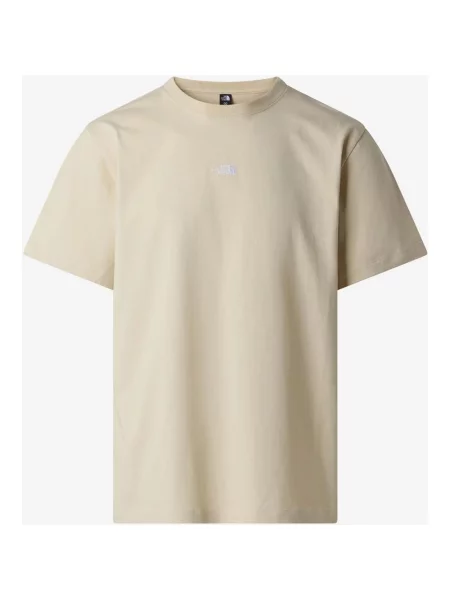 Koszulka The North Face Essential Center Logo Relaxed krótki rękaw S beżowa