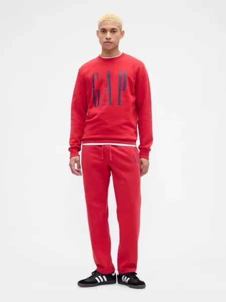 Pantaloni de trening Gap roșu