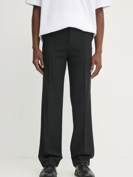 Volnene hlače Filippa K črna